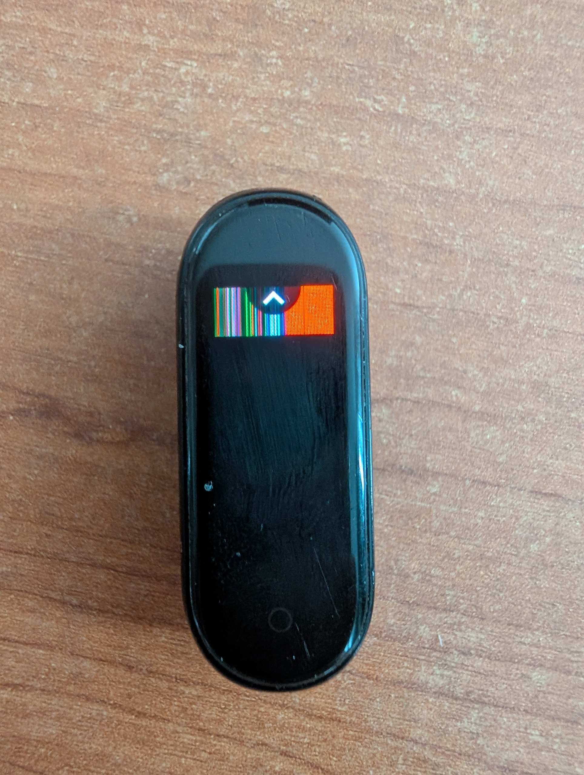 The crafted BMP watchface on the band